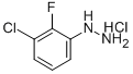 3-CHLORO-2-FLUOROPHENYLHYDRAZINE HYDROCHLORIDE Struktur