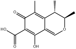 (3R)-3α,4β,5-トリメチル-6-オキソ-8-ヒドロキシ-3,4-ジヒドロ-6H-2-ベンゾピラン-7-カルボン酸 price.