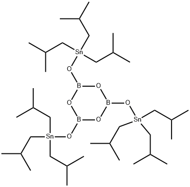 Boroxin,  tris[[tris(2-methylpropyl)stannyl]oxy]-  (9CI) Struktur