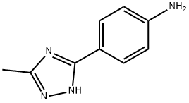 4-(5-METHYL-4H-[1,2,4]TRIAZOL-3-YL)-PHENYLAMINE Struktur