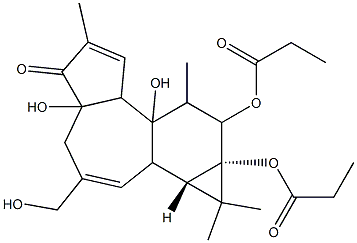 phorbol-12,13-dipropionate Struktur