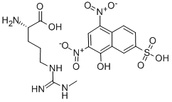 H-ARG(ME)-OH FLAVIANATE Struktur