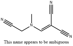 Propanedinitrile, [[(cyanomethyl)methylamino]methylene]- (9CI) Struktur