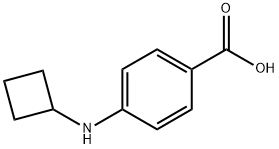 Benzoic acid, 4-(cyclobutylamino)- (9CI) Struktur