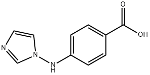 Benzoic acid, 4-(1H-imidazol-1-ylamino)- (9CI) Struktur