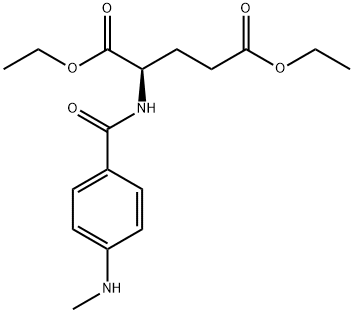 二乙基(4-(甲基氨基)苯甲?；?-D-谷氨酸, 51865-66-8, 結(jié)構(gòu)式