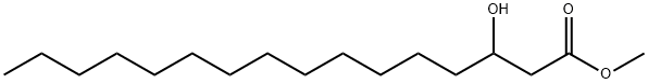 3-HYDROXYHEXADECANOIC ACID METHYL ESTER Struktur