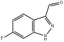 6-FLUORO-3-(1H)INDAZOLE CARBOXALDEHYDE Struktur