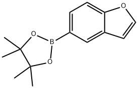 5-(4,4,5,5-TETRAMETHYL-1,3,2-DIOXABOROLAN-2-YL)-1-BENZOFURAN Struktur