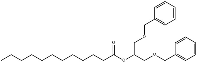 1,3-DI-O-BENZYL-2-O-LAUROYLGLYCEROL Struktur