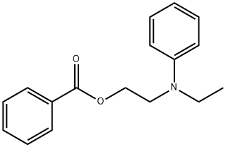 2-(ethylanilino)ethyl benzoate Struktur