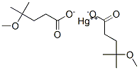 (2-Methoxy-2-methylpropyl)mercury(II)acetate Struktur