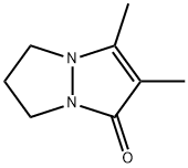 1H,5H-Pyrazolo[1,2-a]pyrazol-1-one,  6,7-dihydro-2,3-dimethyl- Struktur