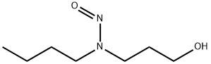 butyl(3-hydroxypropyl)nitrosamine Struktur