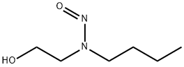 butyl(2-hydroxyethyl)nitrosamine Struktur