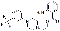 4-[3-(trifluoromethyl)phenyl]piperazine-1-ethyl 2-aminobenzoate Struktur