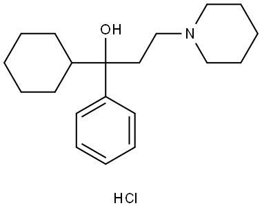 Benzhexol hydrochloride Struktur