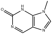 2H-Purin-2-one, 1,9-dihydro-9-methyl- (9CI) Struktur