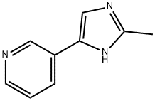 3-(2-METHYL-1H-IMIDAZOL-4-YL)-PYRIDINE Struktur