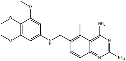 Trimetrexate Struktur