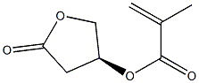 2-Propenoicacid,2-methyl-,(3S)-tetrahydro-5-oxo-3-furanylester(9CI) Struktur