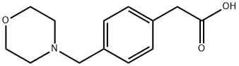 4-(4-MORPHOLINYLMETHYL)-BENZENEACETIC ACID Struktur