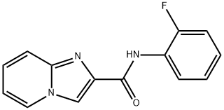 Imidazo[1,2-a]pyridine-2-carboxamide, N-(2-fluorophenyl)- (9CI) Struktur