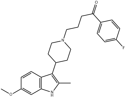 Mindoperone Struktur