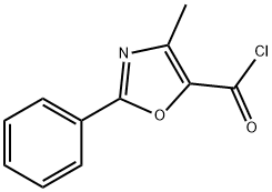 4-METHYL-2-PHENYL-1,3-OXAZOLE-5-CARBONYL CHLORIDE Struktur