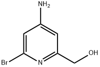 (6-amino-4-bromopyridin-2-yl)methanol Struktur