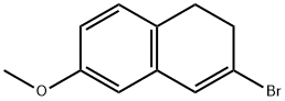 3-BROMO-6-METHOXY-1,2-DIHYDRONAPHTHALENE Struktur