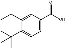 Benzoic acid, 4-(1,1-dimethylethyl)-3-ethyl- (9CI) Struktur