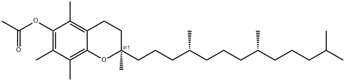 DL-ALPHA-TOCOPHEROL ACETATE Struktur