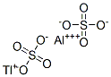 THALLIUMALUMINIUMSULPHATE Struktur