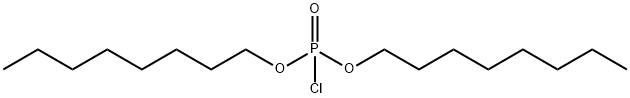 Chloridophosphoric acid dioctyl ester Struktur