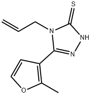 4-ALLYL-5-(2-METHYL-3-FURYL)-4H-1,2,4-TRIAZOLE-3-THIOL Struktur