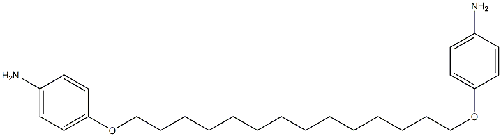 4,4'-(1,14-Tetradecanediyl)dioxydianiline Struktur