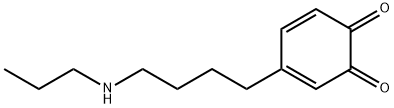 3,5-Cyclohexadiene-1,2-dione, 4-[4-(propylamino)butyl]- (9CI) Struktur