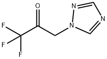 2-Propanone,  1,1,1-trifluoro-3-(1H-1,2,4-triazol-1-yl)- Struktur