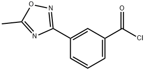 3-(5-METHYL-1,2,4-OXADIAZOL-3-YL)BENZOYL CHLORIDE Struktur