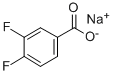 SODIUM 3,4-DIFLUOROBENZOATE Struktur