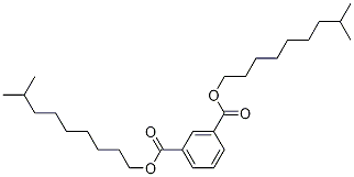 1,3-Benzenedicarboxylic acid, diisodecyl ester Struktur