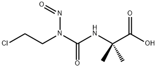 N-[[(2-Chloroethyl)nitrosoamino]carbonyl]-2-methylalanine Struktur