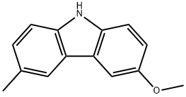 6-methoxy-3-methyl-9H-carbazole Struktur