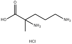 2,5-DIAMINO-2-METHYL-PENTANOIC ACID HCL Struktur