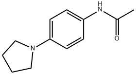 N-(4-(pyrrolidin-1-yl)phenyl)acetamide Struktur