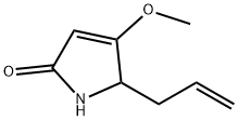 2H-Pyrrol-2-one, 1,5-dihydro-4-methoxy-5-(2-propenyl)- (9CI) Struktur