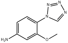 3-Methoxy-4-tetrazol-1-yl-phenylamine Struktur