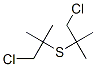 Bis(1-chloromethyl-1-methylethyl) sulfide Struktur