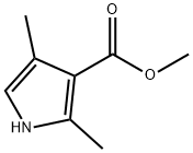 1H-Pyrrole-3-carboxylicacid,2,4-dimethyl-,methylester(9CI) Struktur